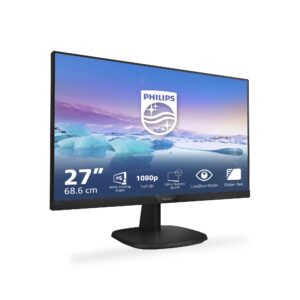 Монитор LCD 27" Philips 273V7QDSB/01 BLACK (IPS,W-LED, 1920X1080,1000:1 (MEGA), 250CD/M2, 75HZ, 178/178, 5MS, VGA,DVI-D,HDMI)