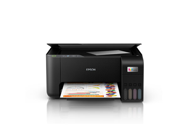 МФУ 3-1 струйное 4-х цветное А4 Epson EcoTank L3210 (A4, СНПЧ 4color, (Black 33ppm/ Colour 15ppm), printer 5760x1440 dpi, scaner 600x1200 dpi, USB) (4 конт. Epson 103: BK,C,M,Y — (ресурс до 4500 ч-б/7500 цв. стр А4)