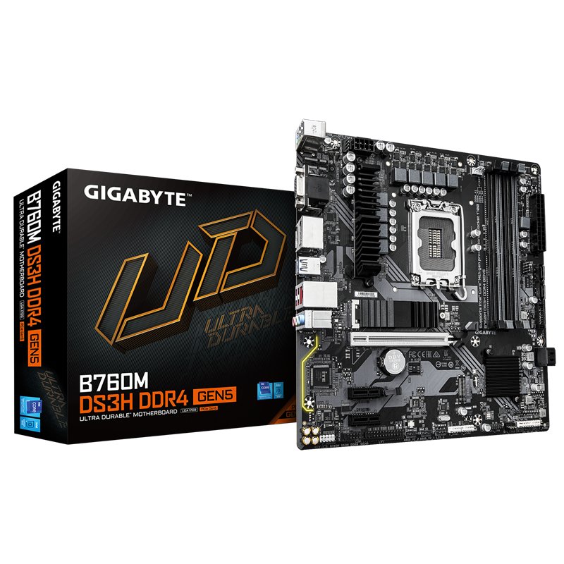 Материнская плата GIGABYTE B760M DS3H DDR4 Материнская плата GIGABYTE B760M DS3H DDR4