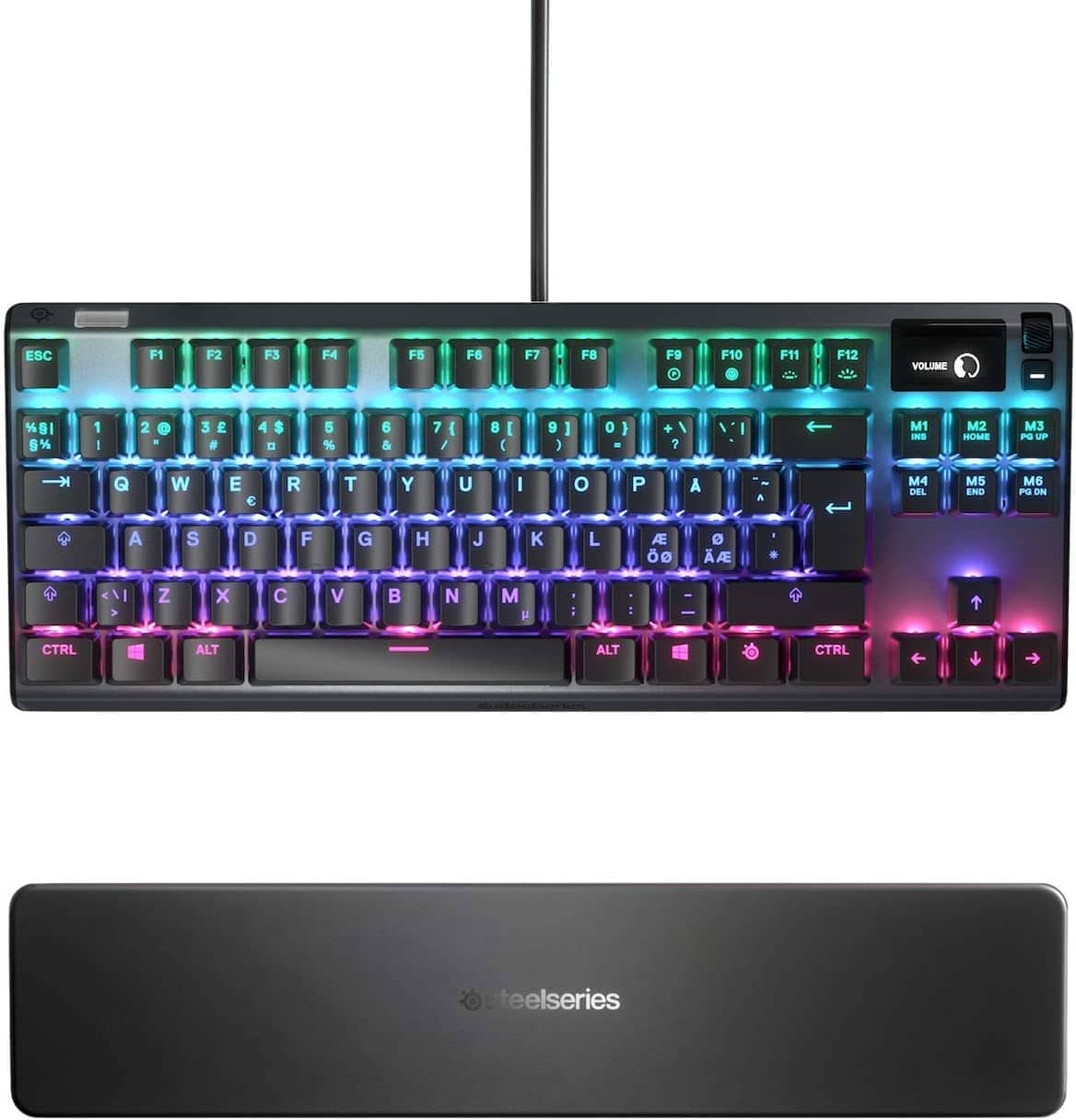 Клавиатура проводная SteelSeries Apex 7 Tkl Oled Smart Display