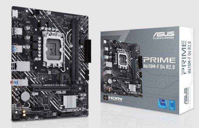 Материнская плата ASUS H610M-F D4 R2.0